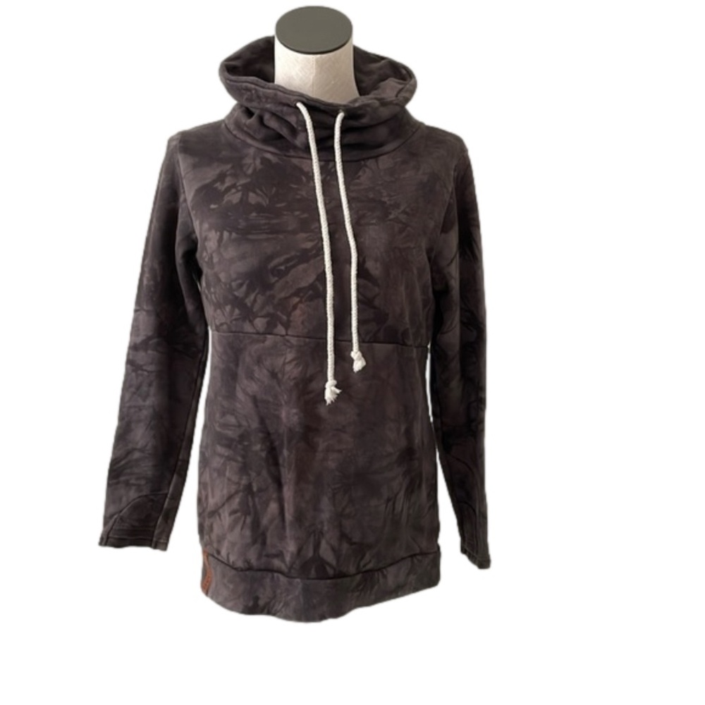 Ampersand Ave black charcoal pullover Sz M